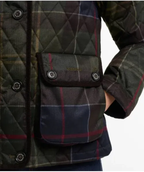 CHAQUETA ACOLCHADA LOUDON TARTAN BARBOUR 2