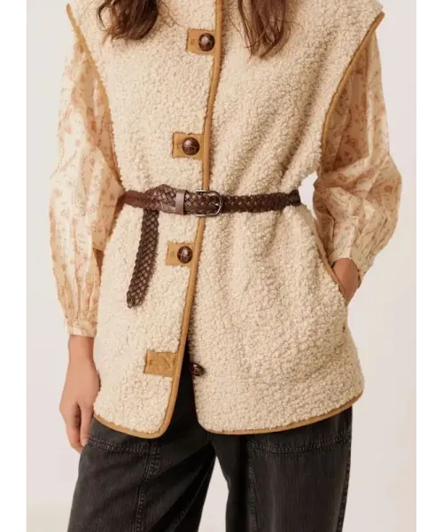 CINTURON PIEL TRENZADO MARRON INDI&COLD 2