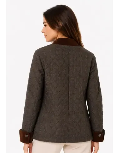 CHAQUETON HUSKY CUADROS SOLERA MUJER