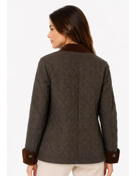 CHAQUETON HUSKY CUADROS SOLERA MUJER