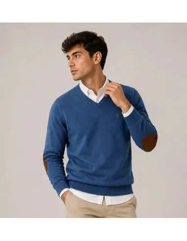 JERSEY PICO CODERAS AZUL  SOLERA  HOMBRE