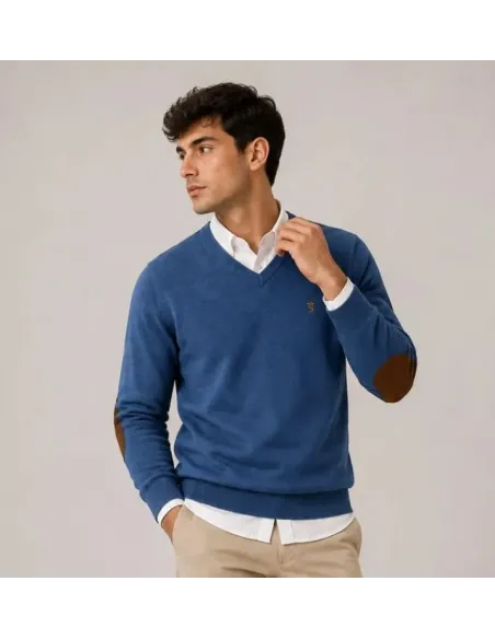 JERSEY PICO CODERAS AZUL  SOLERA  HOMBRE