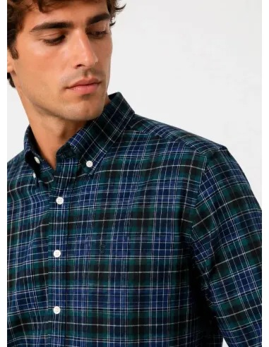 CAMISA CUADROS VERDE SOLERA HOMBRE