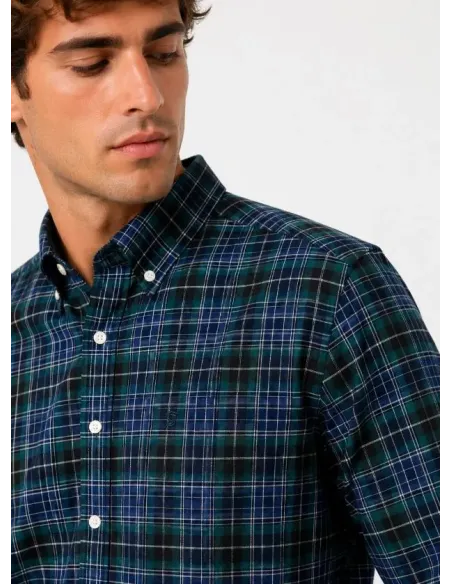 CAMISA CUADROS VERDE SOLERA HOMBRE