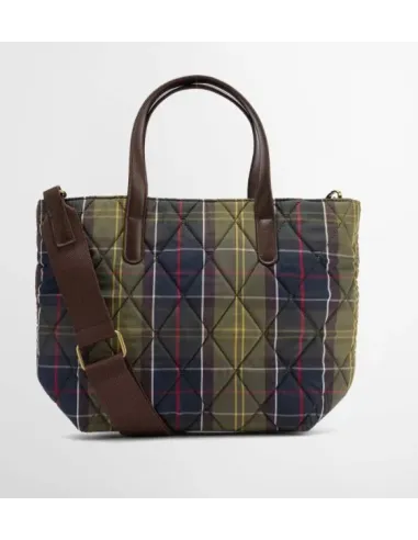 BOLSO MINI TOTE ACOLCHADO TARTAN BARBOUR