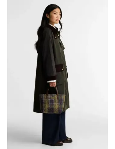 BOLSO MINI TOTE ACOLCHADO TARTAN BARBOUR