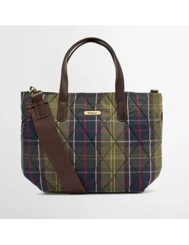 BOLSO MINI TOTE ACOLCHADO TARTAN BARBOUR