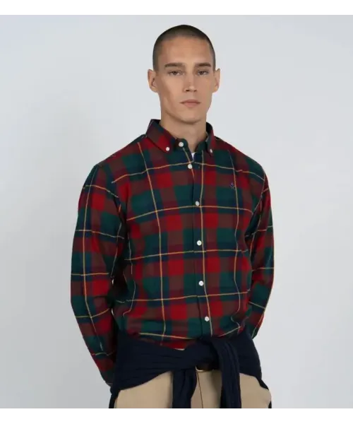 CAMISA TARTAN ROJA HARPER&NEYER