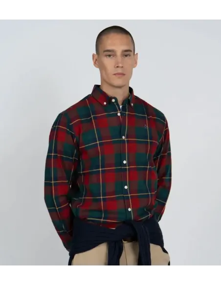 CAMISA TARTAN ROJA HARPER&NEYER