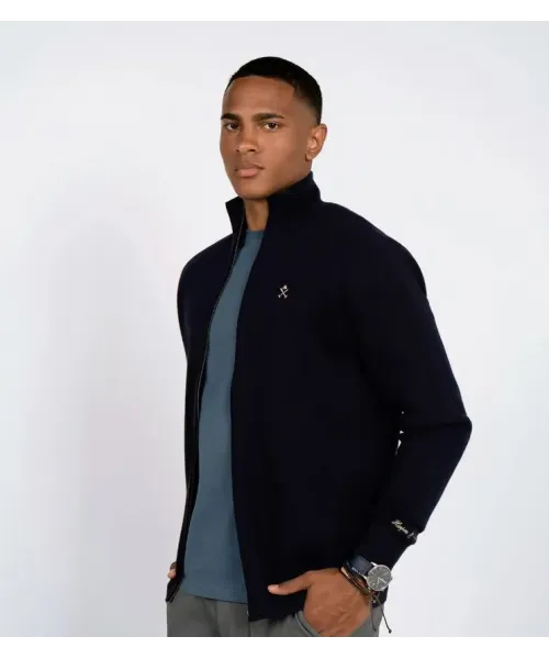 CHAQUETA CREMALLERA AZUL MARINO HARPER&NEYER