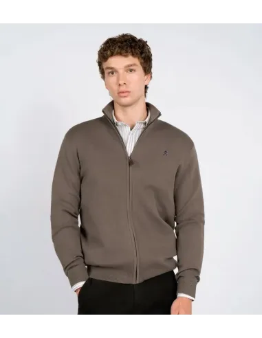 CHAQUETA CREMALLERA GRIS TOPO HARPER&NEYER