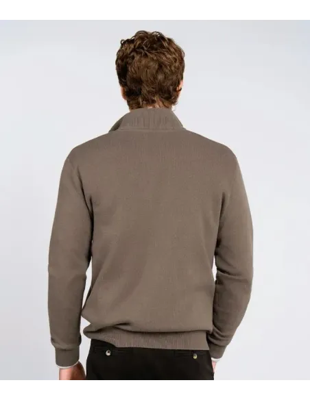 CHAQUETA CREMALLERA GRIS TOPO HARPER&NEYER