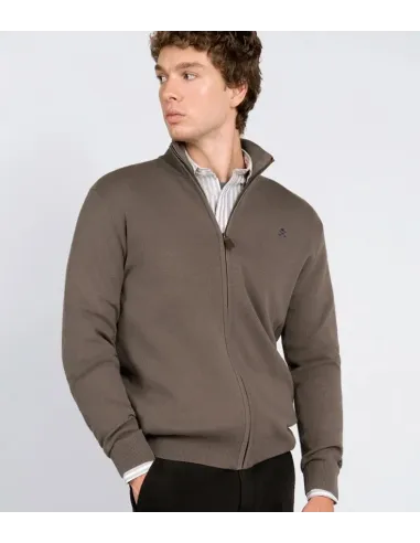 CHAQUETA CREMALLERA GRIS TOPO HARPER&NEYER
