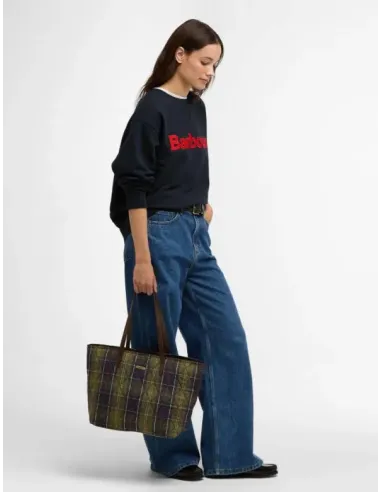 BOLSO TOTE ACOLCHADO TARTAN WETHERHAM BARBOUR