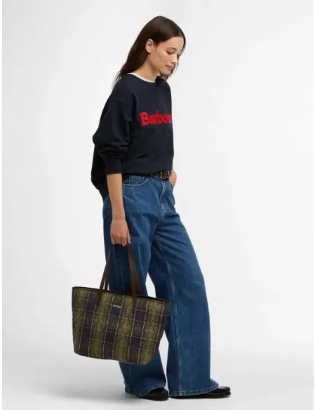 BOLSO TOTE ACOLCHADO TARTAN WETHERHAM BARBOUR