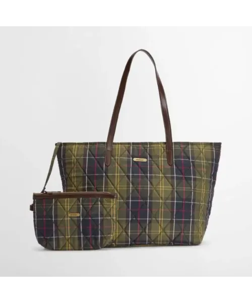 BOLSO TOTE ACOLCHADO TARTAN WETHERHAM BARBOUR