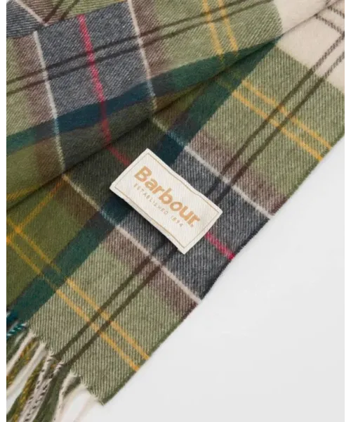 BUFANDA SERENA TARTAN VERDE BARBOUR 2