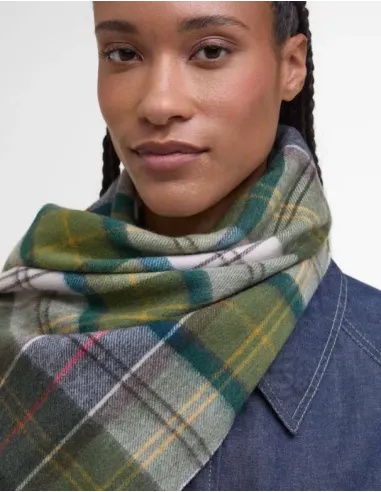 BUFANDA SERENA TARTAN VERDE BARBOUR