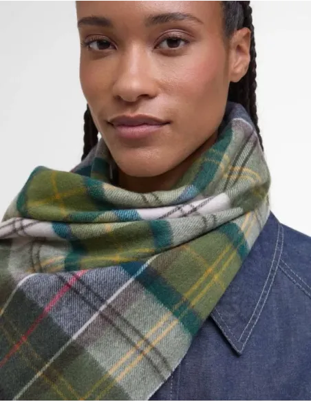 BUFANDA SERENA TARTAN VERDE BARBOUR