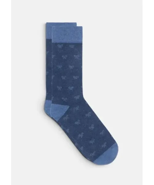 CALCETIN MULTIRAQUETAS AZUL SILBON
