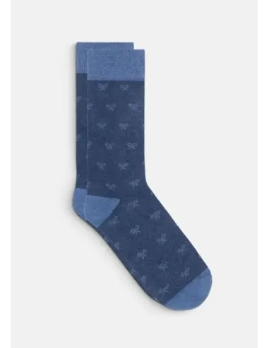 CALCETIN MULTIRAQUETAS AZUL SILBON