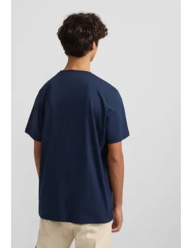 CAMISETA LOGO AZUL MARINO SILBON HOMBRE