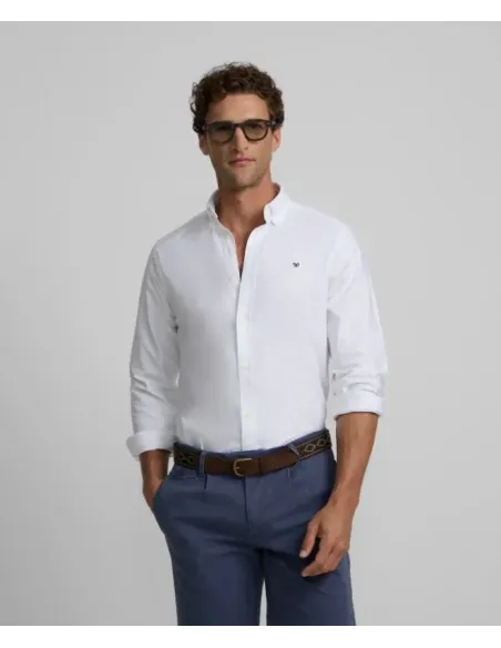 CAMISA BLANCA OXFORD SILBON HOMBRE