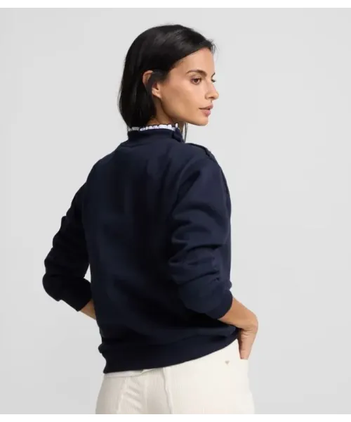 SUDADERA CUELLO VOLANTE MARINO SILBON MUJER 2