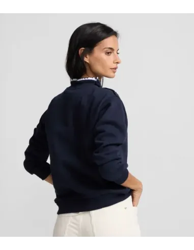 SUDADERA CUELLO VOLANTE MARINO SILBON MUJER