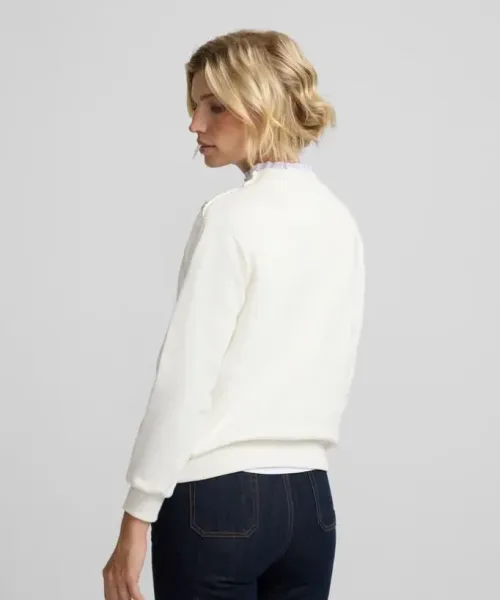 SUDADERA CUELLO VOLANTE NATA SILBON MUJER 2