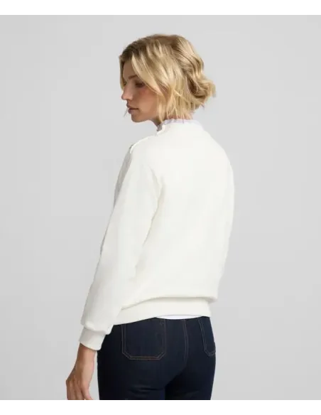 SUDADERA CUELLO VOLANTE NATA SILBON MUJER