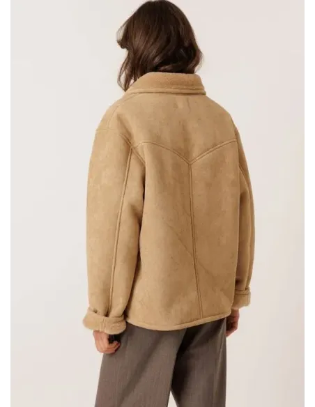 ABRIGO PELLIZA CAMEL INDI&COLD
