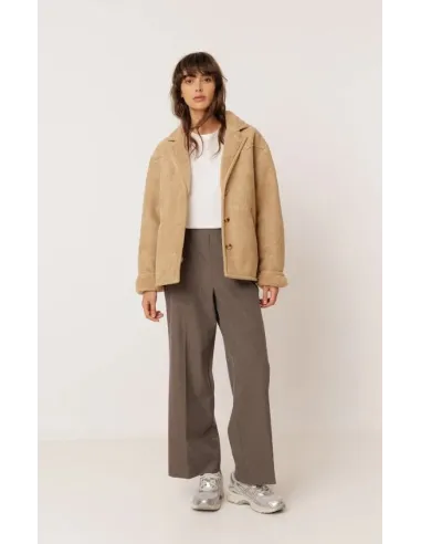 ABRIGO PELLIZA CAMEL INDI&COLD
