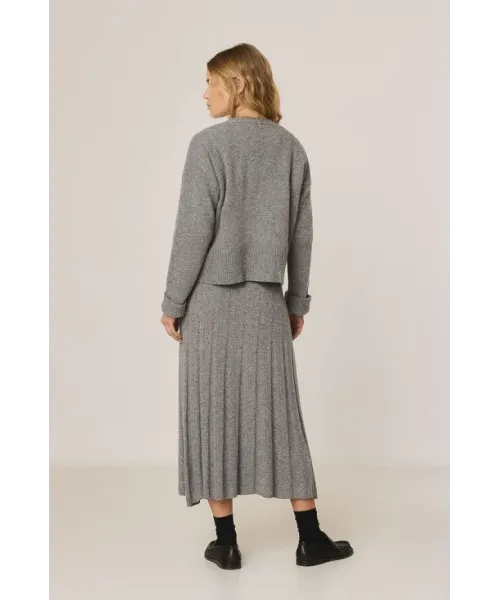 FALDA PUNTO PLISADA GRIS INDI&COLD 2