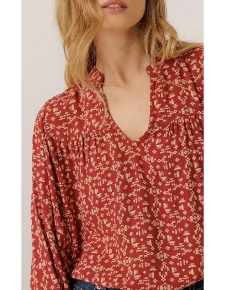 BLUSA ESTAMPADA CEREZA INDI&COLD