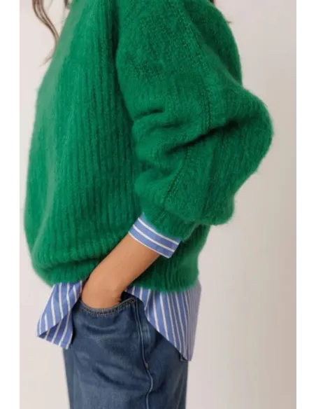 JERSEY VERDE MOHAIR INDI&COLD