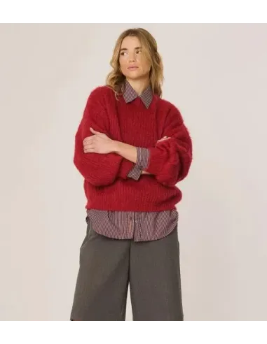 JERSEY ROJO MOHAIR INDI&COLD
