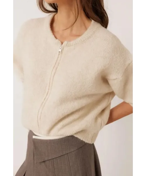 CHAQUETA PUNTO MOHAIR INDI&COLD 2