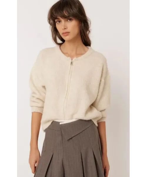 CHAQUETA PUNTO MOHAIR INDI&COLD