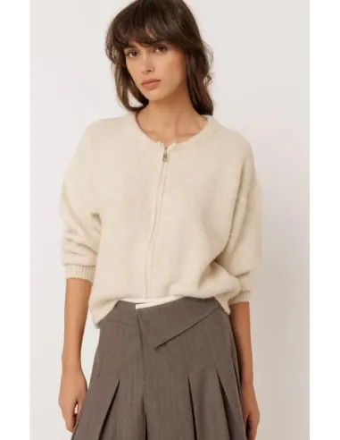 CHAQUETA PUNTO MOHAIR INDI&COLD