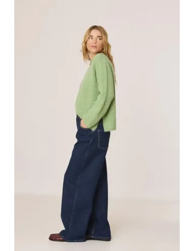 JERSEY VERDE CLARO MOHAIR INDI&COLD