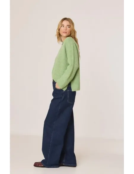 JERSEY VERDE CLARO MOHAIR INDI&COLD