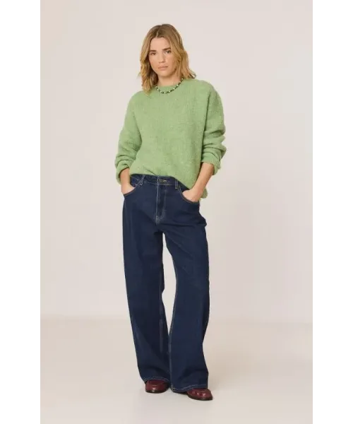 JERSEY VERDE CLARO MOHAIR INDI&COLD