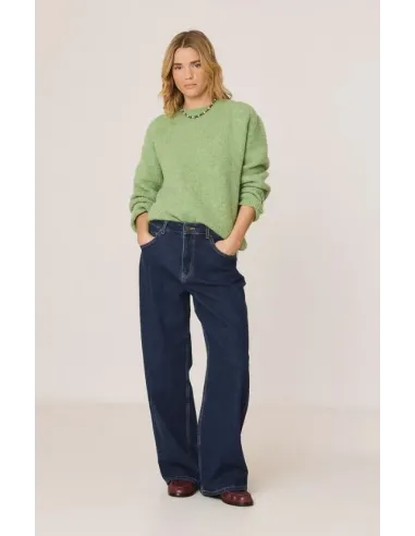 JERSEY VERDE CLARO MOHAIR INDI&COLD