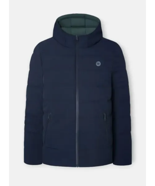 PLUMIFERO REVERSIBLE AZUL SILBON HOMBRE
