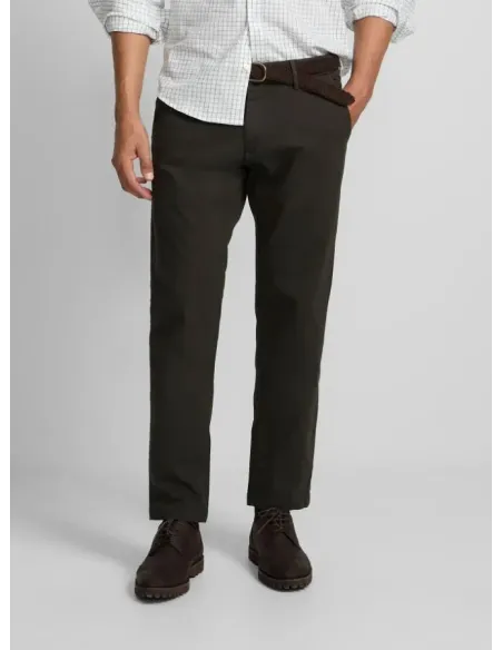 PANTALON CHINO VERDE SILBON HOMBRE