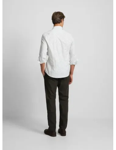 PANTALON CHINO VERDE SILBON HOMBRE