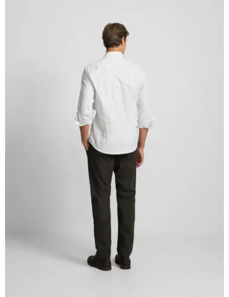 PANTALON CHINO VERDE SILBON HOMBRE