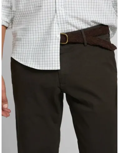 PANTALON CHINO VERDE SILBON HOMBRE