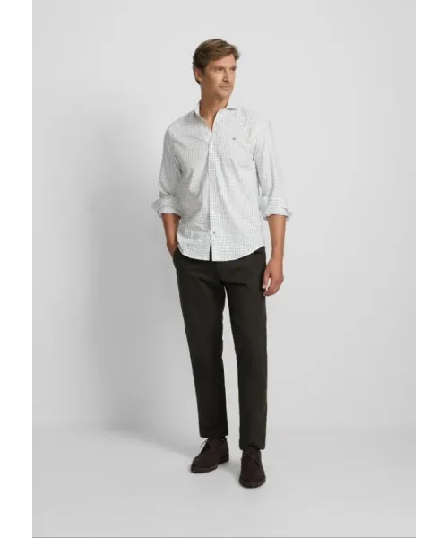 PANTALON CHINO VERDE SILBON HOMBRE